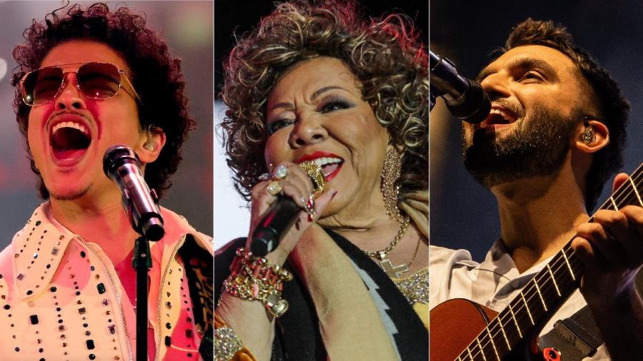 Bruno Mars, Alcione e Silva