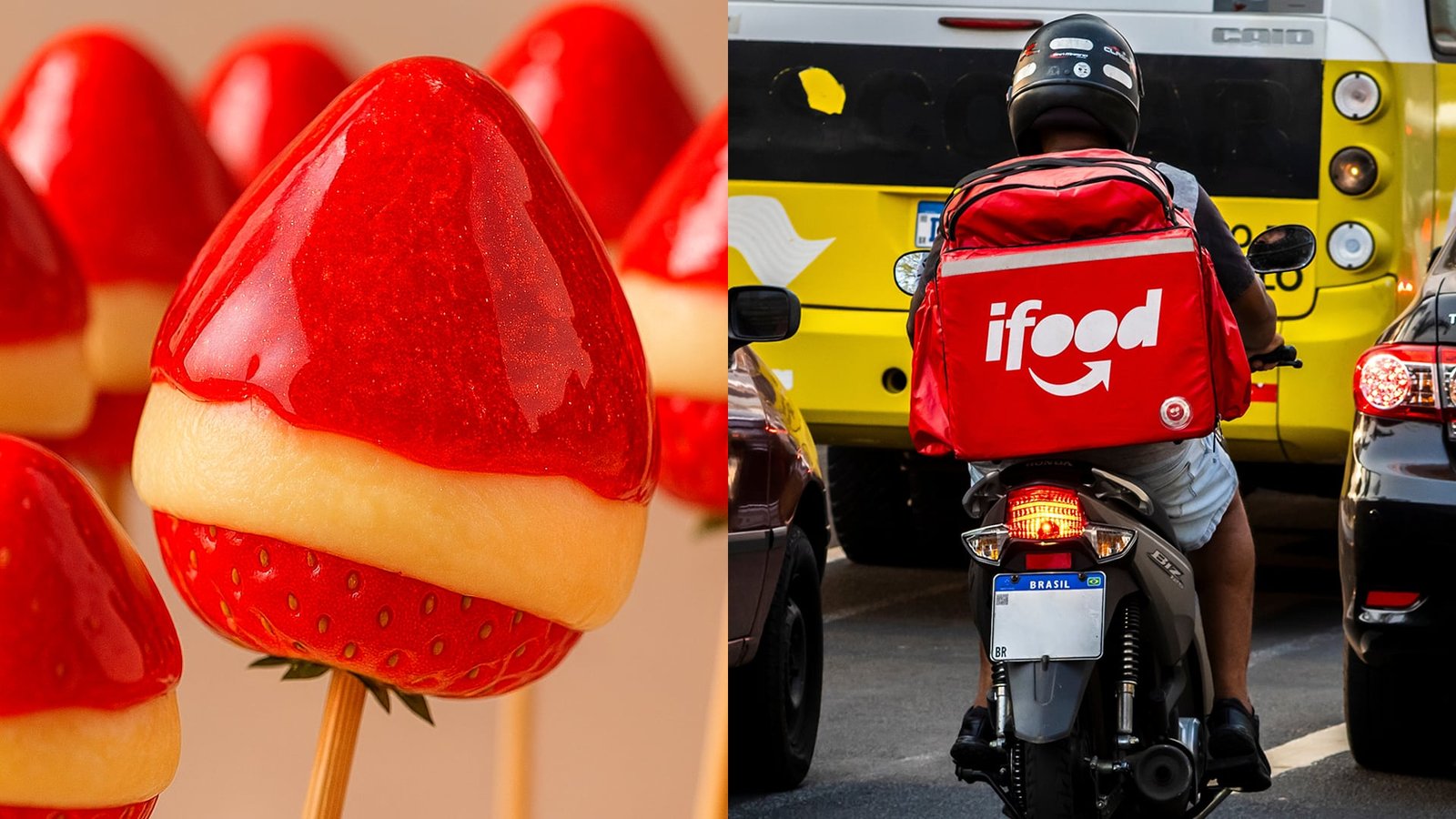 Pedidos por "Morango do Amor" crescem mais de 2.300% no iFood