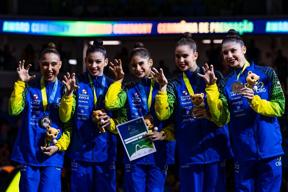 Ao som de “Evidências”, Brasil conquista prata histórica no Mundial de Ginástica Rítmica