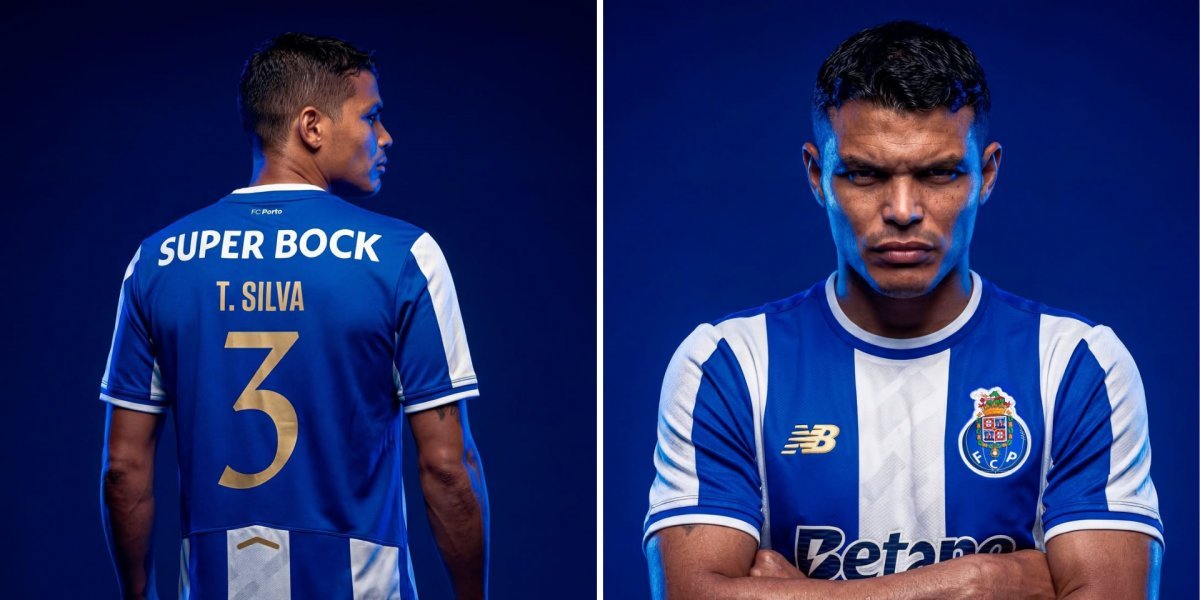 Thiago Silva retorna à Europa e é confirmado como novo reforço do Porto
