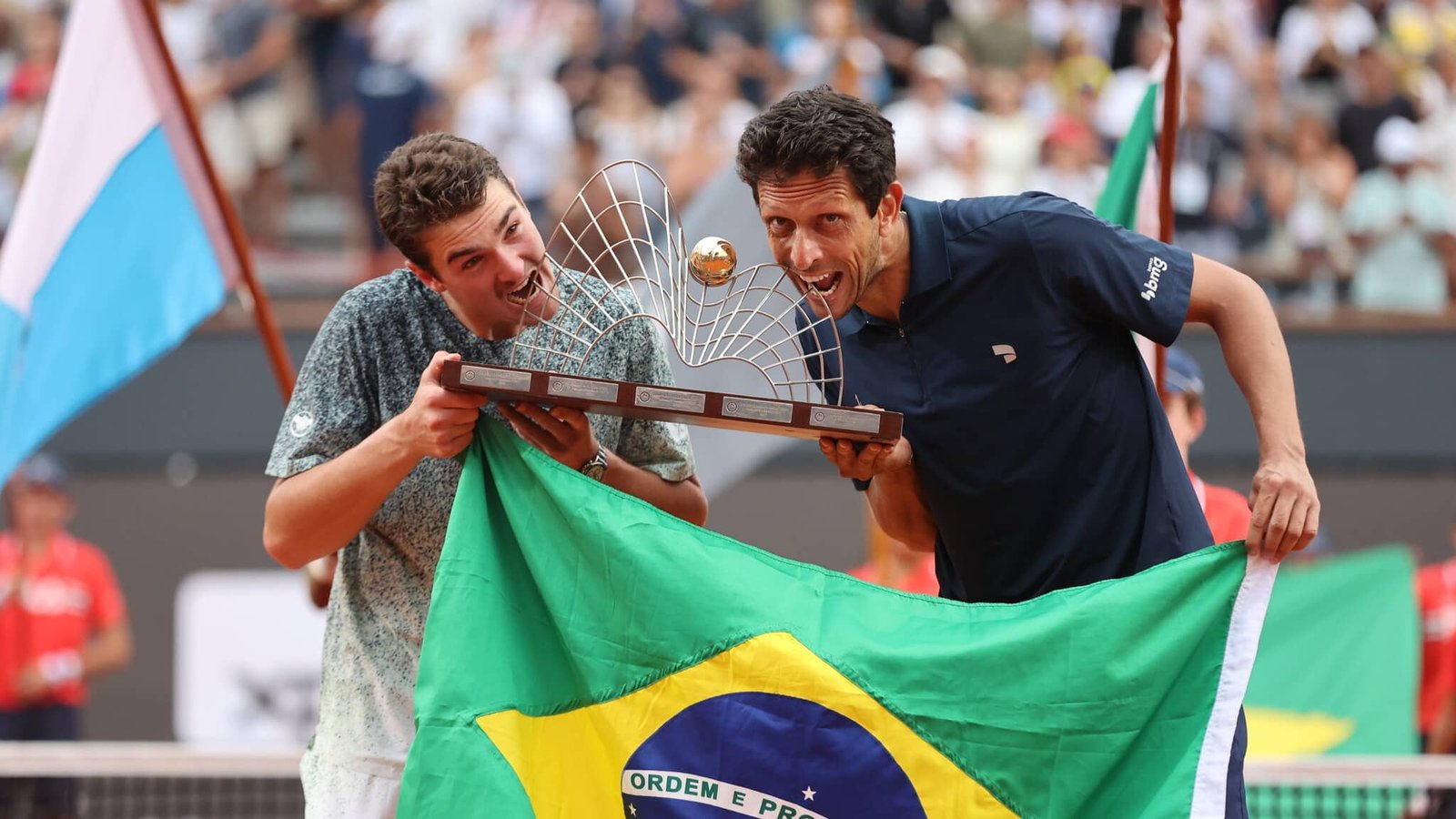 João Fonseca e Marcelo Melo conquistam título de duplas do Rio Open 2026 diante da torcida carioca