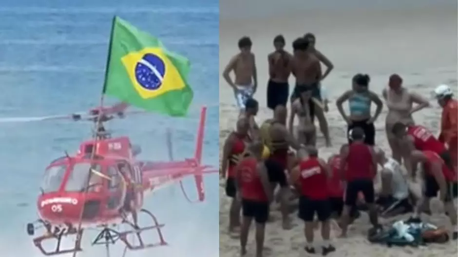 Queda de asa-delta no mar em São Conrado mata instrutor experiente e turista norte-americana