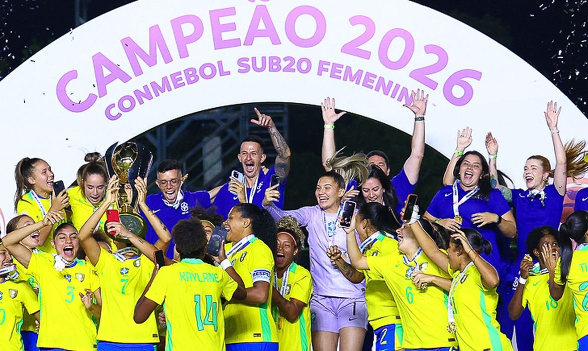 Brasil vence Venezuela por 2 a 0 e conquista o 11º título do Sul-Americano Feminino Sub-20