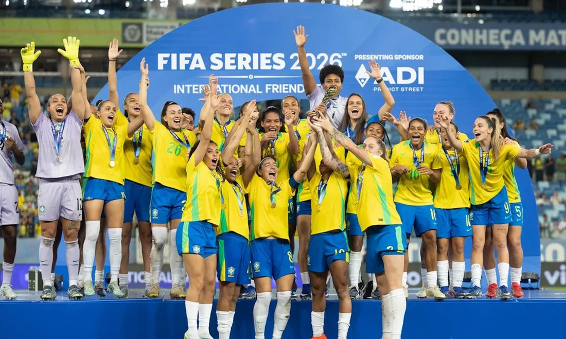 Seleção Brasileira Feminina vence Canadá e conquista título do Fifa Series
