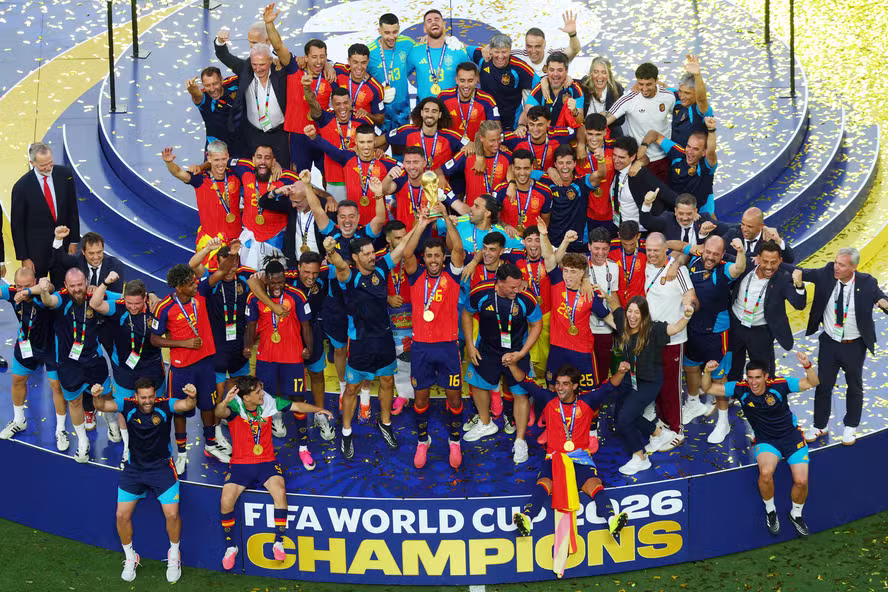 Espanha vence a Argentina e é bicampeã da Copa do Mundo 2026